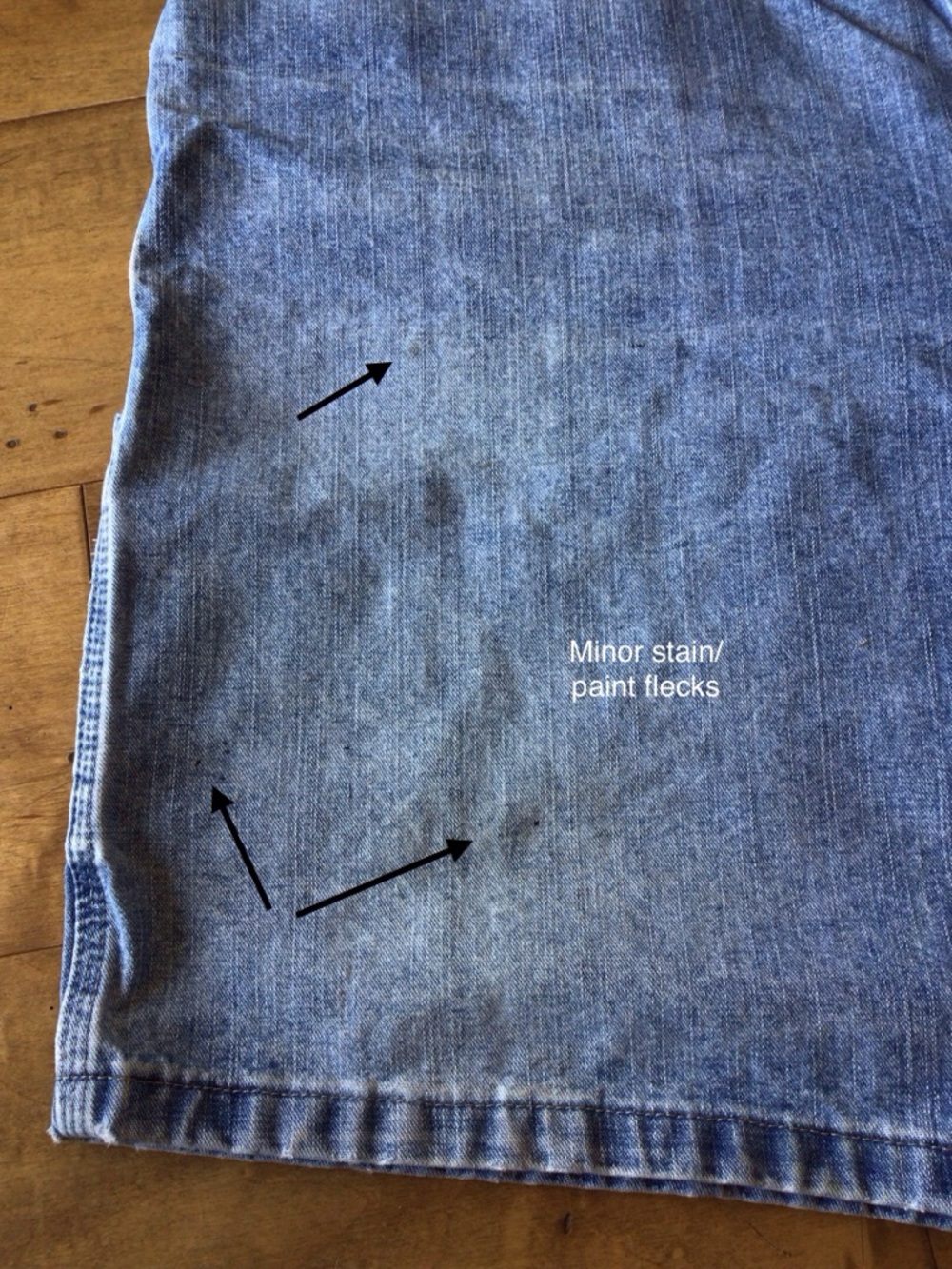 Vintage Wrangler Carpenter Shorts 42 Denim 10” Inseam Workwear Baggy 90s Men - Picture 11 of 11